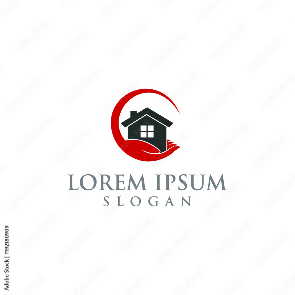 Home logo vector graphic abstract modern shape