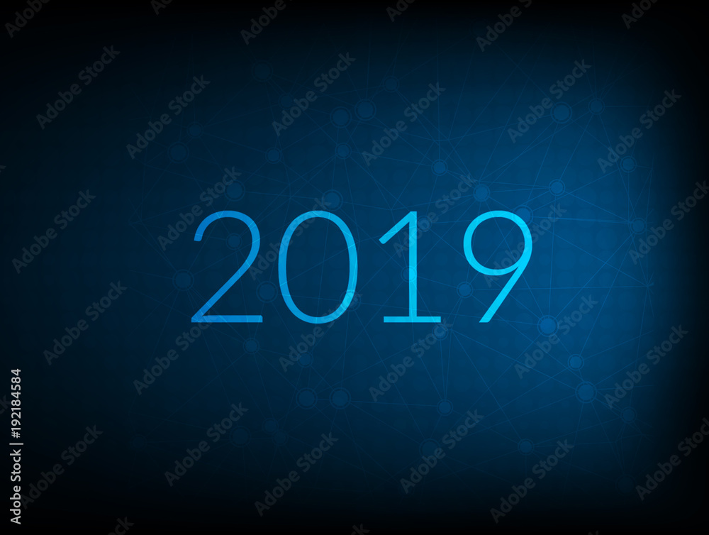 2019 abstract Technology Backgound