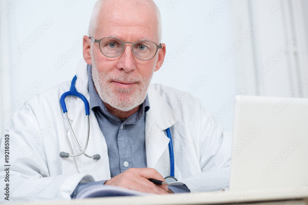 portrait of medical doctor with stethoscope portrait of medical doctor with stethoscope