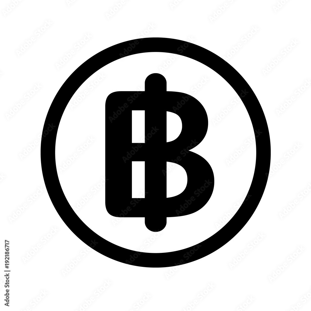 thai bath icon on white background. flat style. thai bath sign. thai bath coin payment. thai bath icon on white background. flat style. thai bath sign. thai bath coin payment.