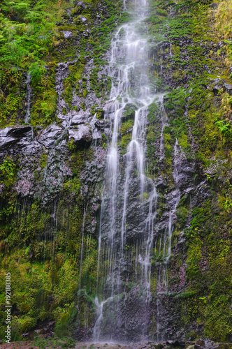 Beautyful waterfall. Madeira Island, Portugal, Europe.