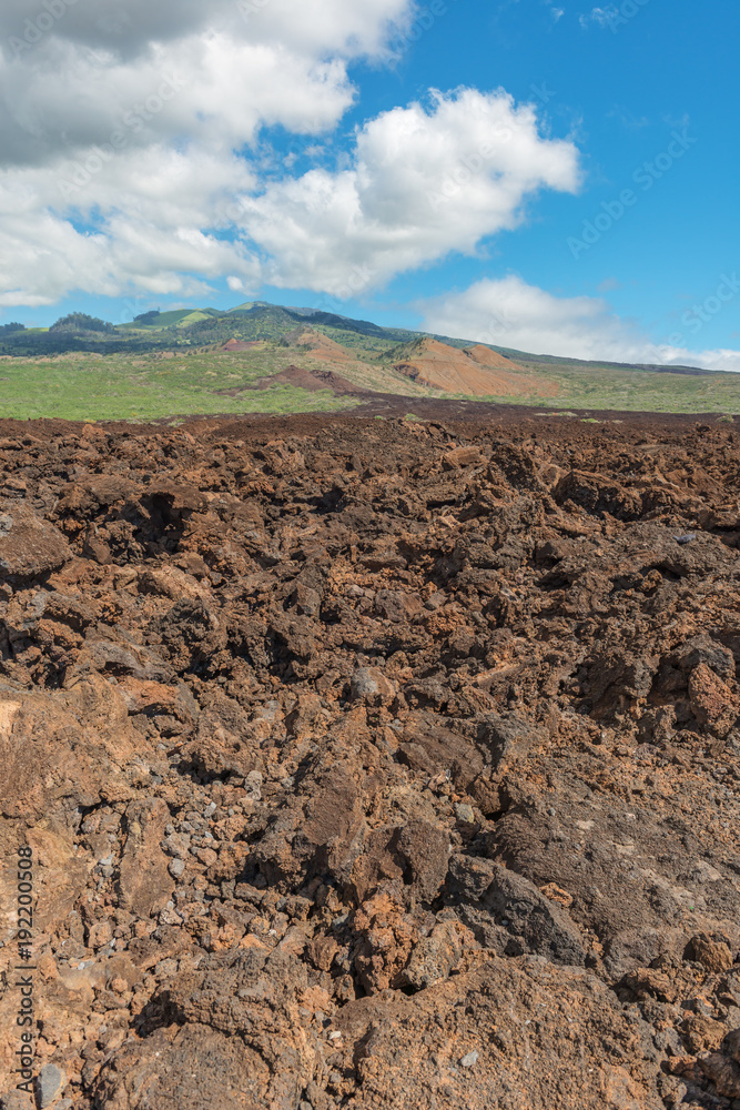 old lava flow maui hawaii