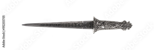 Fotografia ancient medieval dagger