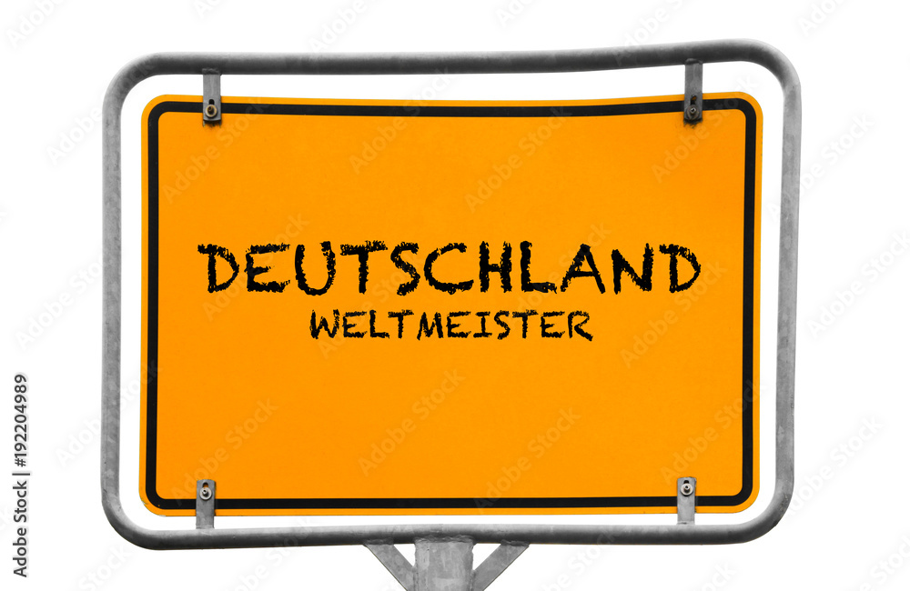 Deutschland Weltmeister Wegweiser Deutschland Weltmeister Wegweiser