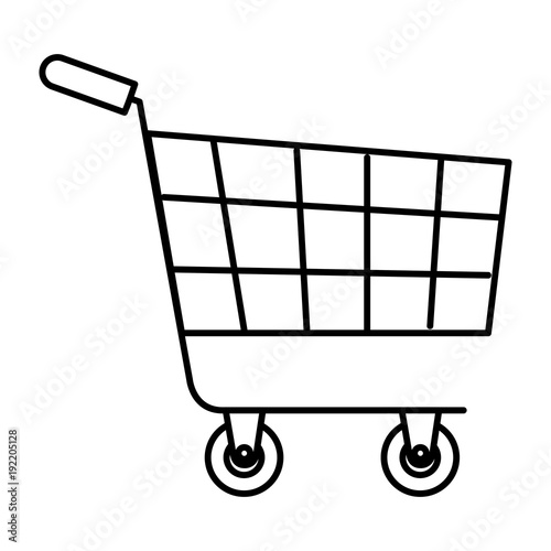shopping cart isolated icon vector illustration design