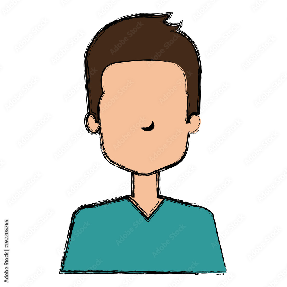 young man avatar character vector illustration design young man avatar character vector illustration design