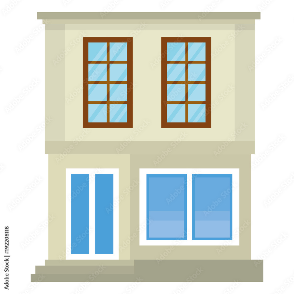 big building facade front vector illustration design big building facade front vector illustration design