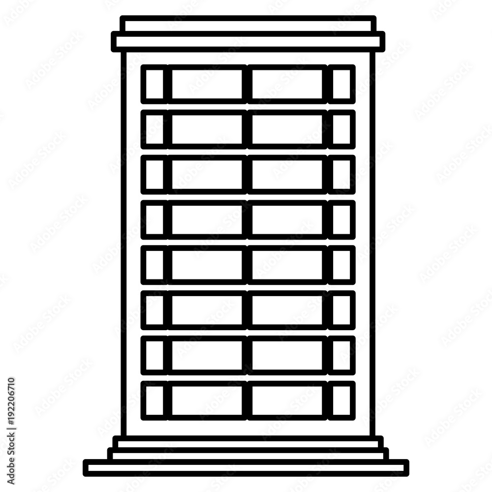big building facade front vector illustration design big building facade front vector illustration design