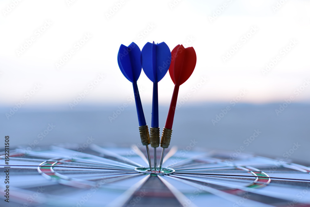 Dart is an opportunity and Dartboard is the target and goal. So both of ...