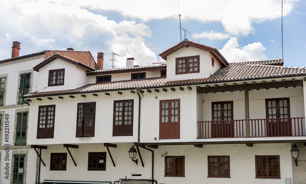 Traditional medieval architecture in the Spanish city of Ourense
