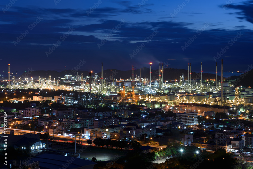 Oil refinery plant industry .