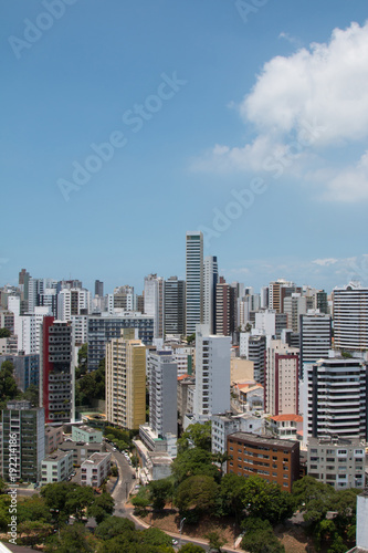 View of buildings in the city of Salvador Bahia Brazil