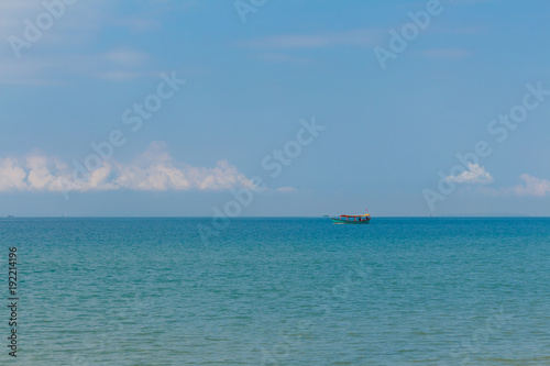 Boat at Otres Beach 2, Sihanoukville, Cambodia © Jochen Netzker