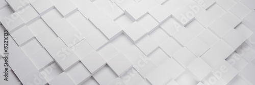 Futuristische moderne weiße Würfel Textur