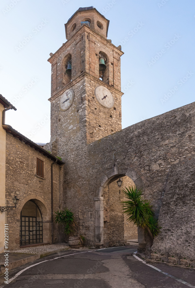 Poggio Mirteto (Italy) - The historic center of Poggio Mirteto, a little city in province of Rieti, Lazio region, central Italy