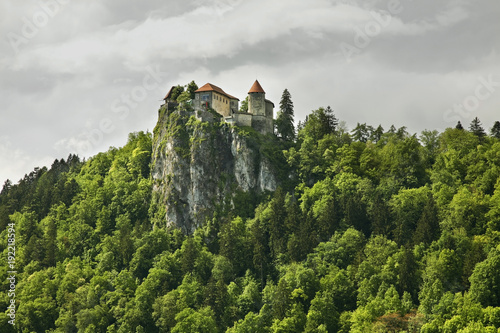 View of Bled castle. Slovenia