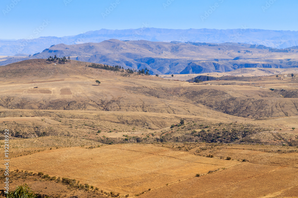 Bolivian landscape, hills near Tarabuco