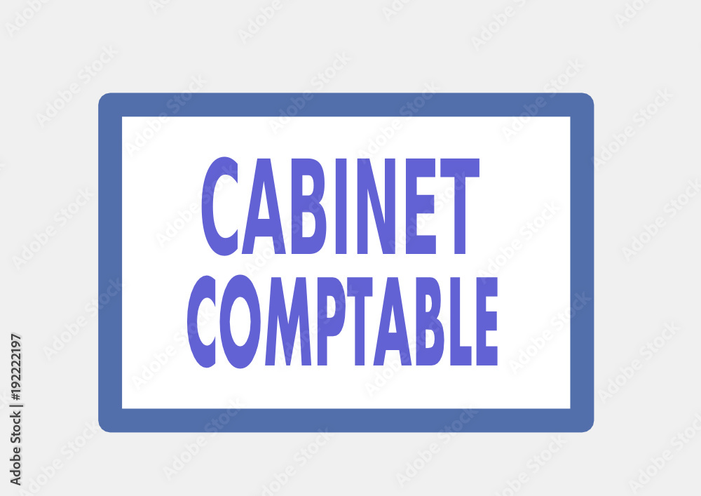 cabinet comptable sur pancarte cabinet comptable sur pancarte