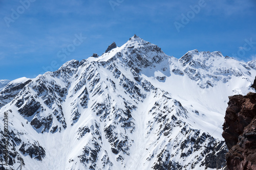 Caucasus mountains in Russia