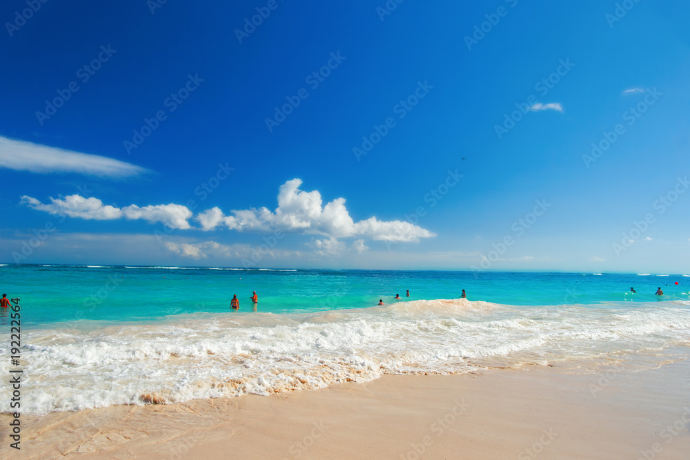 Atlantic Ocean, Dominican Republic, sunny holiday resort