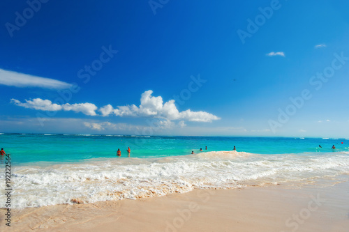 Atlantic Ocean  Dominican Republic  sunny holiday resort