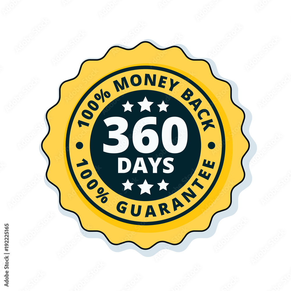 360 Days Money Back illustration 360 Days Money Back illustration