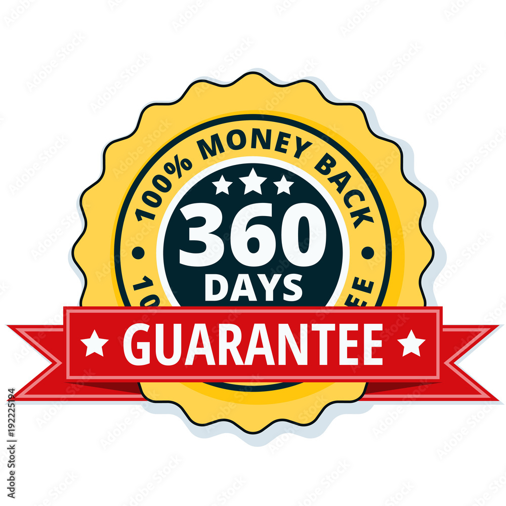 360 Days Money Back illustration 360 Days Money Back illustration