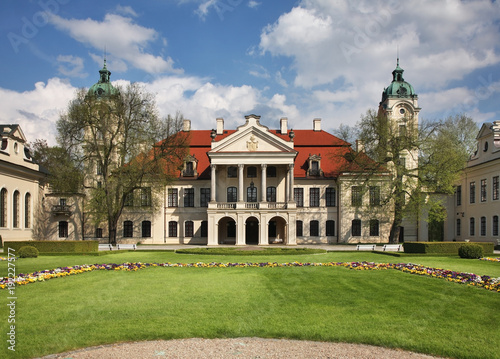 Zamoyski Palace in Kozlowka. Lubartow County. Lublin Voivodeship. Poland