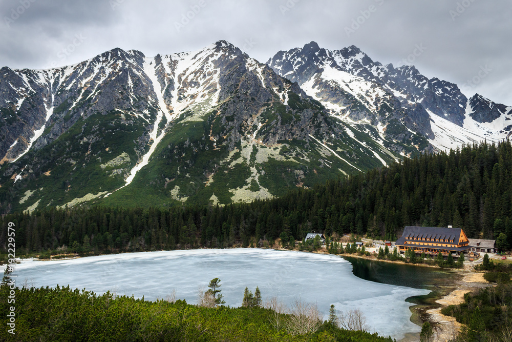 Mountain lake in High Tatras