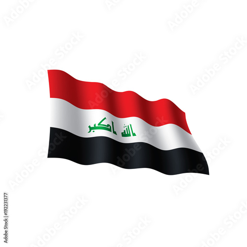 Free Download Iraqi flag, vector illustration - GFXLoad