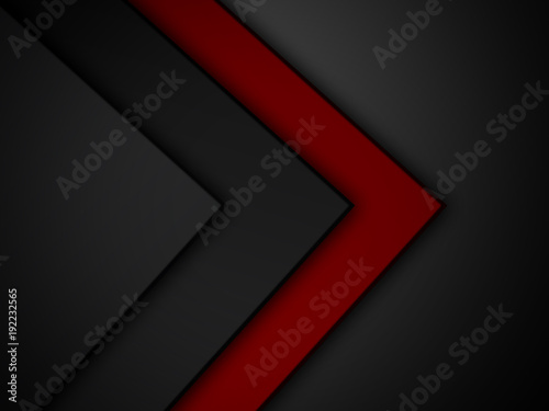 Red And Gray Contrast Tech Square Background