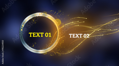 Sparkling Circle Title