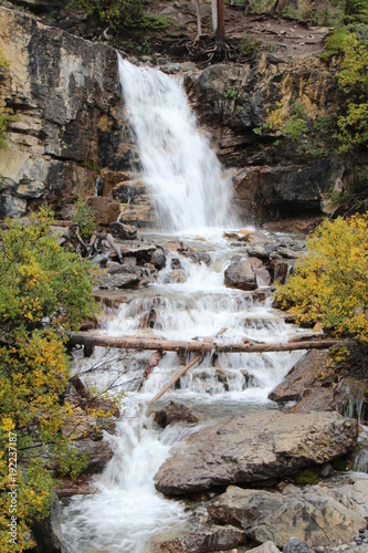 Bottom Of Tangle Falls  Jasper National Park  Alberta