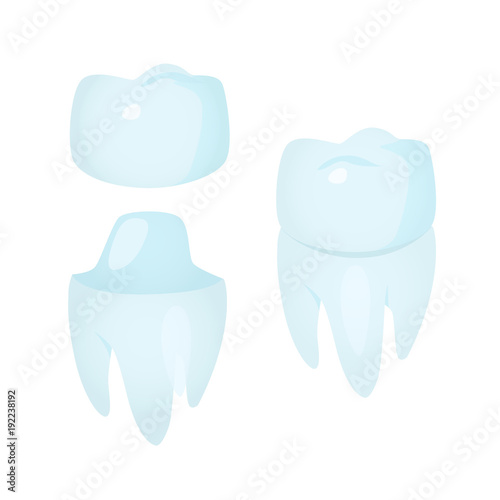 Dental crowns and implantation