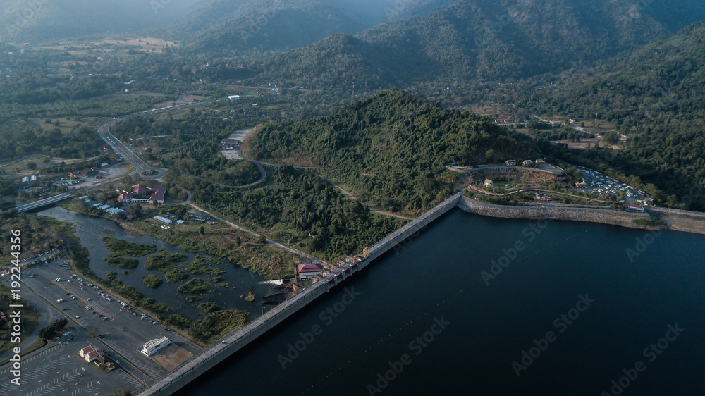 Aerial photos of  Large Dam
