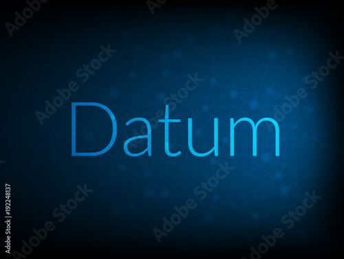 Datum abstract Technology Backgound