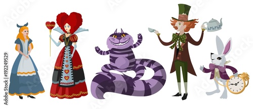 alice in wonderland classic characters