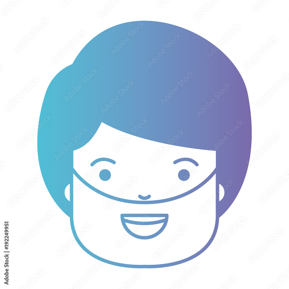 young man with beard head avatar character vector illustration design young man with beard head avatar character vector illustration design