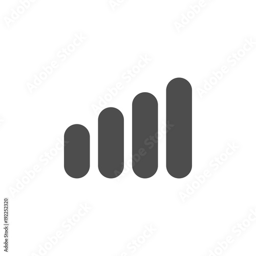 signal scale icon. Elements of web icon. Premium quality graphic design icon. Signs and symbols collection icon for websites, web design, mobile app