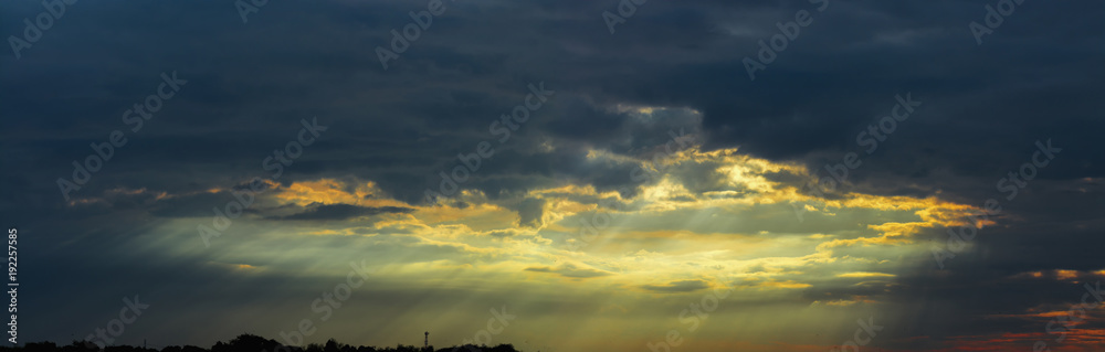 Fototapeta premium sunset sky background
