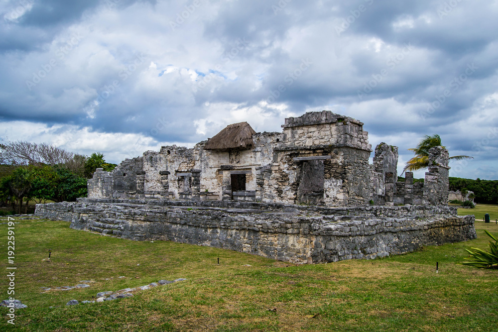 Ancient mayan buildings of Tulum