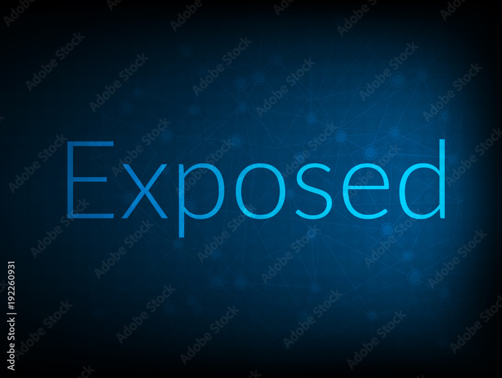 Exposed abstract Technology Backgound