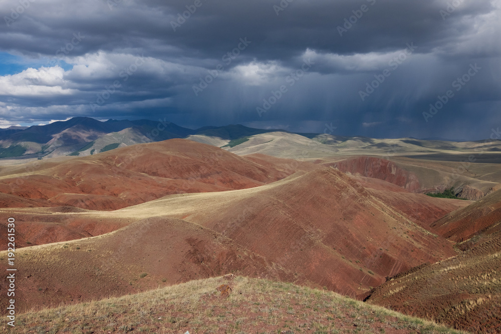 Fototapeta premium Desert landscape red