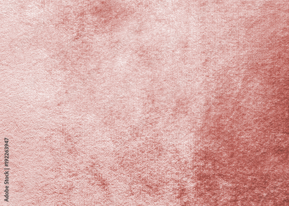Rose gold pink velvet background or velour flannel texture made of