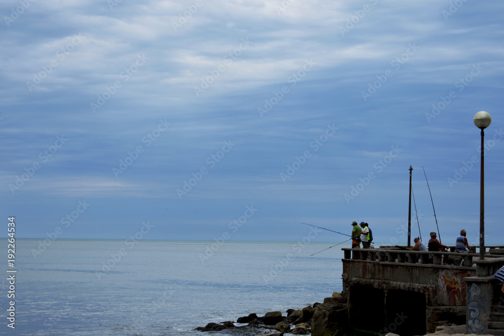 Men fishing Men fishing