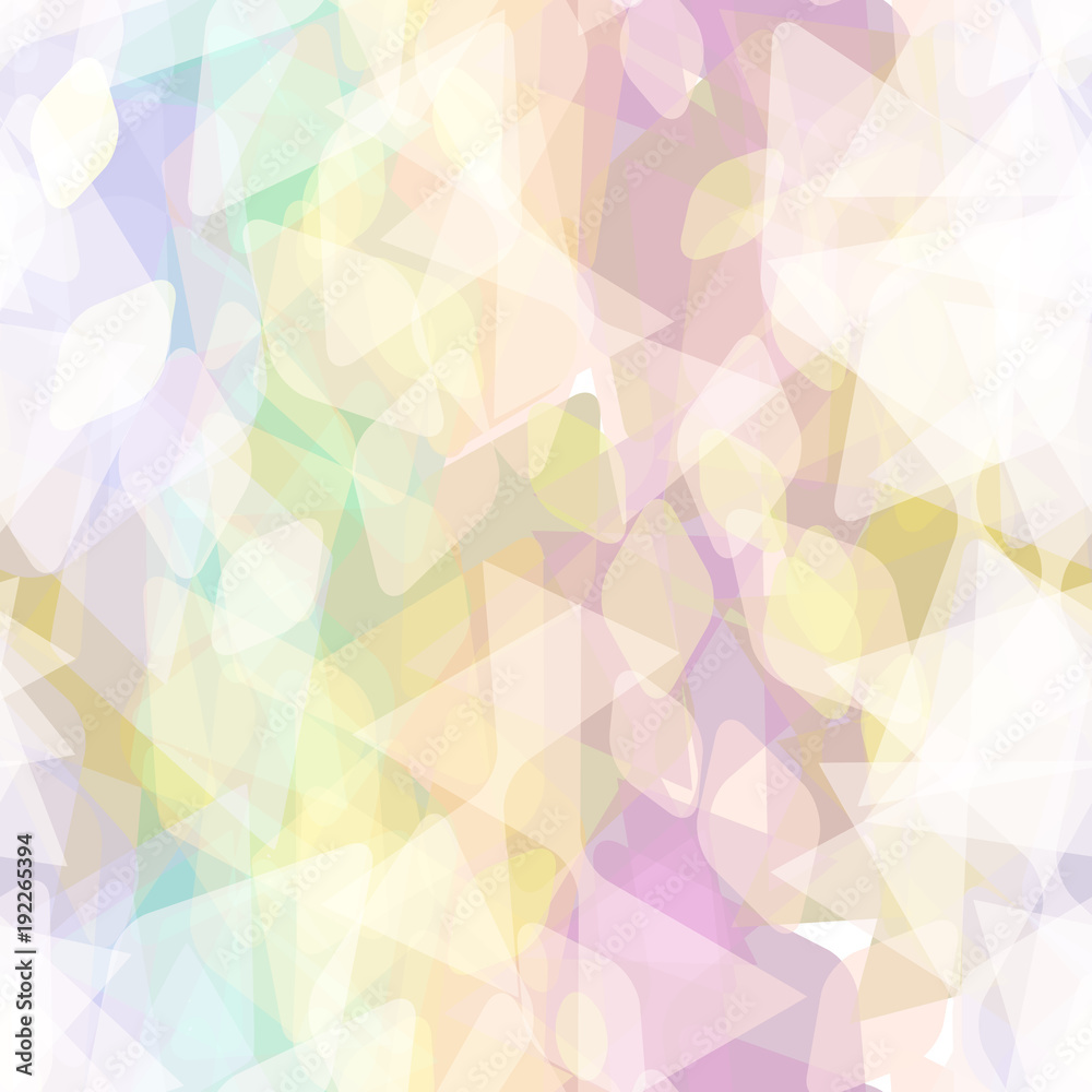 Naklejka premium Abstract geometric seamless pattern with rhombus and decorative geometric and contemporary elements. orange yellow lilac blue geometric print, ethnic hipster trendy backdrop. Vector