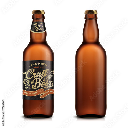 Craft beer mockup set