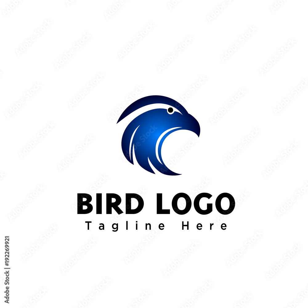 abstract bird eagle head logo abstract bird eagle head logo