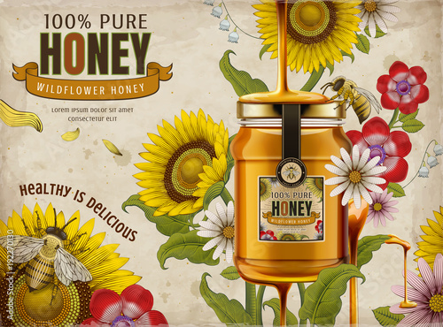 Wildflower honey ads
