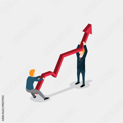 business people work for success
